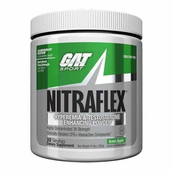 Ver más sobre Suplementos Nitraflex GAT x 300 grs, Argentina