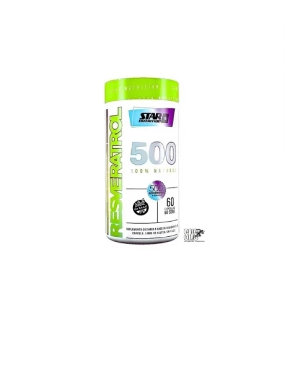 Resveratrol 500 x 60 caps | Suplementos | Antioxidantes 