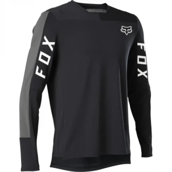 Remera FOX Manga Larga Defend Pro LS Jersay  Negra | Deportes | Bicilcleta