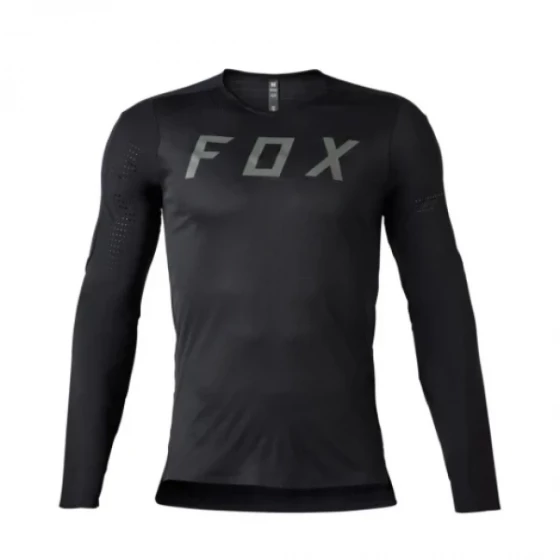 Remera FOX Manga Larga Flexair Pro LS Jersay Negra | Deportes | Bicilcleta