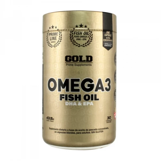 Omega 3 Gold Nutrition - Fish Oild x 30 caps | Suplementos | Omega